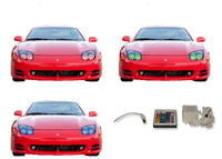 Mitsubishi 3000GT V.3 Fusion Color Change LED Halo Headlight Kit 1994-1998
