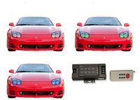Mitsubishi 3000GT V.3 Fusion Color Change LED Halo Headlight Kit 1994-1998