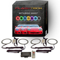 Mitsubishi 3000GT V.3 Fusion Color Change LED Halo Headlight Kit 1994-1998