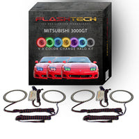 Mitsubishi 3000GT V.3 Fusion Color Change LED Halo Headlight Kit 1994-1998