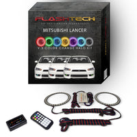 Mitsubishi Lancer V.3 Fusion Color Change LED Halo Fog Light Kit 2008-2016