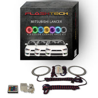 Mitsubishi Lancer V.3 Fusion Color Change LED Halo Fog Light Kit 2008-2016