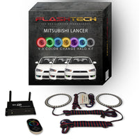 Mitsubishi Lancer V.3 Fusion Color Change LED Halo Fog Light Kit 2008-2016