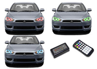 Mitsubishi Lancer V.3 Fusion Color Change LED Halo Headlight Kit 2008-2016