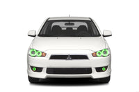 Mitsubishi Lancer V.3 Fusion Color Change Headlight & LED Halo Fog Light Kit 2008-2016