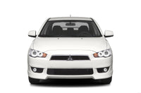 Mitsubishi Lancer White Headlight & LED Halo Fog Light Kit 2008-2016