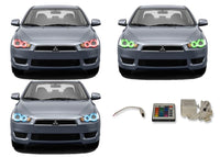 Mitsubishi Lancer V.3 Fusion Color Change LED Halo Headlight Kit 2008-2016