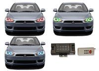 Mitsubishi Lancer V.3 Fusion Color Change LED Halo Headlight Kit 2008-2016