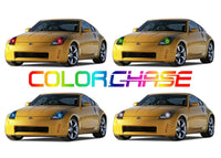 Nissan 350z ColorChase LED Halo Headlight Kit 2003-2005