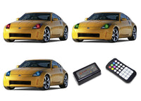 Nissan 350z V.3 Fusion Color Change LED Halo Headlight Kit 2003-2005