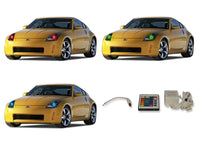 Nissan 350z V.3 Fusion Color Change LED Halo Headlight Kit 2003-2005
