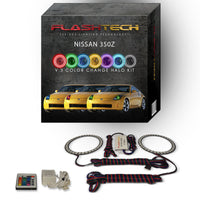 Nissan 350z V.3 Fusion Color Change LED Halo Headlight Kit 2003-2005