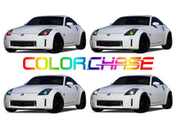 Nissan 350z ColorChase LED Halo Headlight Kit 2006-2008