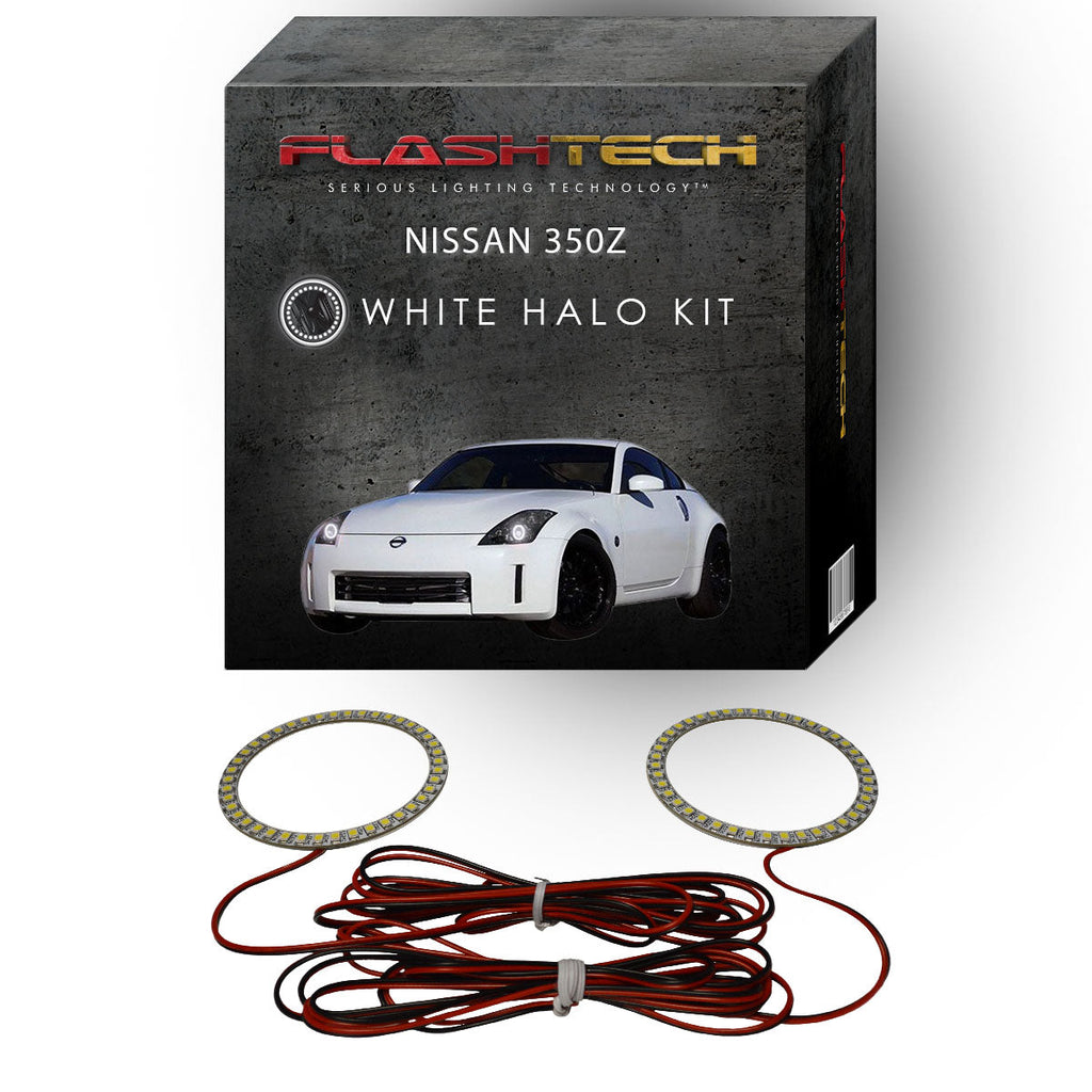 Nissan 350z White LED Halo Headlight Kit 2006-2008