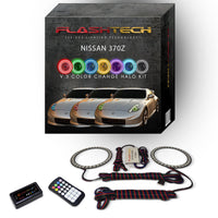 Nissan 370z V.3 Fusion Color Change LED Halo Headlight Kit 2009-2016