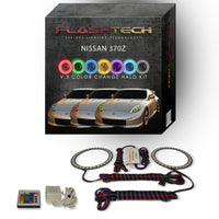 Nissan 370z V.3 Fusion Color Change LED Halo Headlight Kit 2009-2016