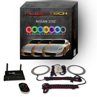 Nissan 370z V.3 Fusion Color Change LED Halo Headlight Kit 2009-2016