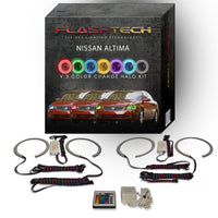 Nissan Altima V.3 Fusion Color Change LED Halo Headlight Kit 2002-2006