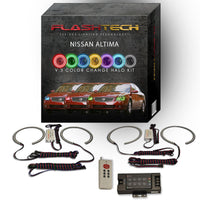 Nissan Altima V.3 Fusion Color Change LED Halo Headlight Kit 2002-2006
