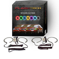 Nissan Altima V.3 Fusion Color Change LED Halo Headlight Kit 2002-2006