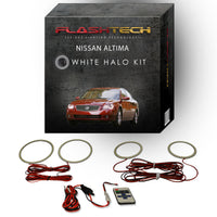 Nissan Altima White LED Halo Headlight Kit 2002-2006