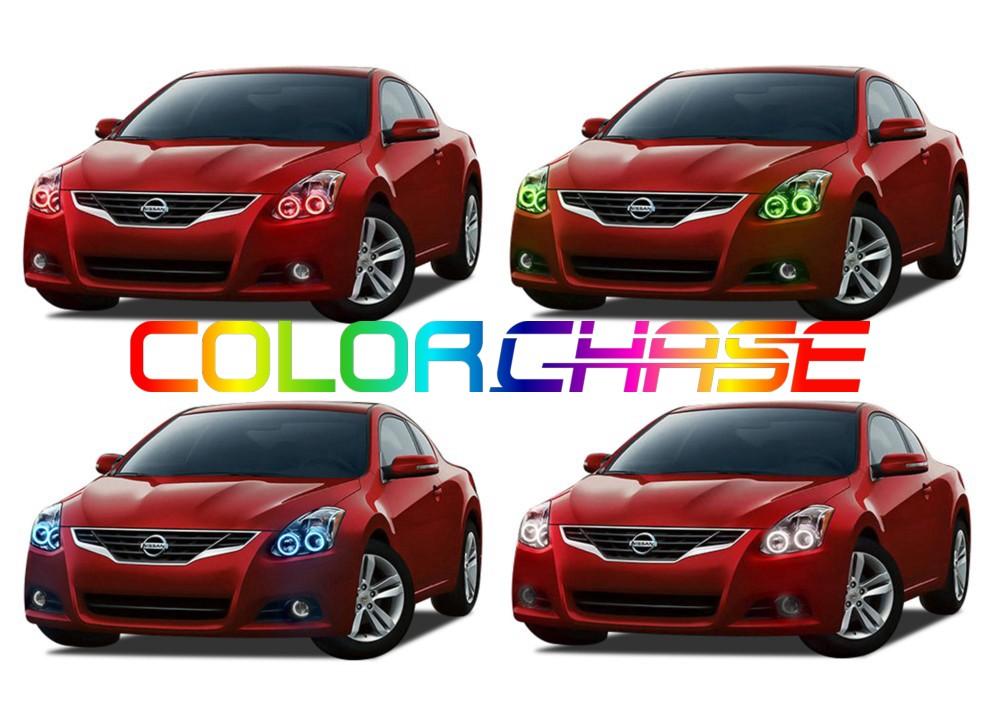 Nissan Altima Coupe ColorChase LED Halo Headlight Kit 2010-2013