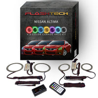 Nissan Altima Coupe V.3 Fusion Color Change LED Halo Headlight Kit 2010-2013