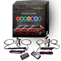 Nissan Altima Coupe V.3 Fusion Color Change LED Halo Headlight Kit 2010-2013
