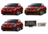 Nissan Altima Coupe V.3 Fusion Color Change LED Halo Headlight Kit 2010-2013