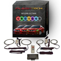 Nissan Altima Coupe V.3 Fusion Color Change LED Halo Headlight Kit 2010-2013