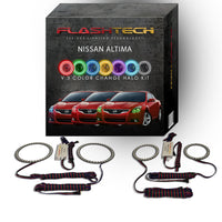Nissan Altima Coupe V.3 Fusion Color Change LED Halo Headlight Kit 2010-2013