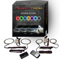 Nissan Altima Sedan V.3 Fusion Color Change LED Halo Headlight Kit 2007-2009