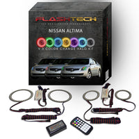 Nissan Altima Sedan V.3 Fusion Color Change LED Halo Headlight Kit 2007-2009