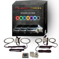 Nissan Altima Sedan V.3 Fusion Color Change LED Halo Headlight Kit 2007-2009