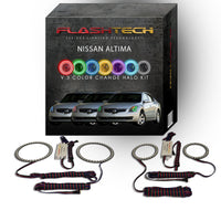 Nissan Altima Sedan V.3 Fusion Color Change LED Halo Headlight Kit 2007-2009