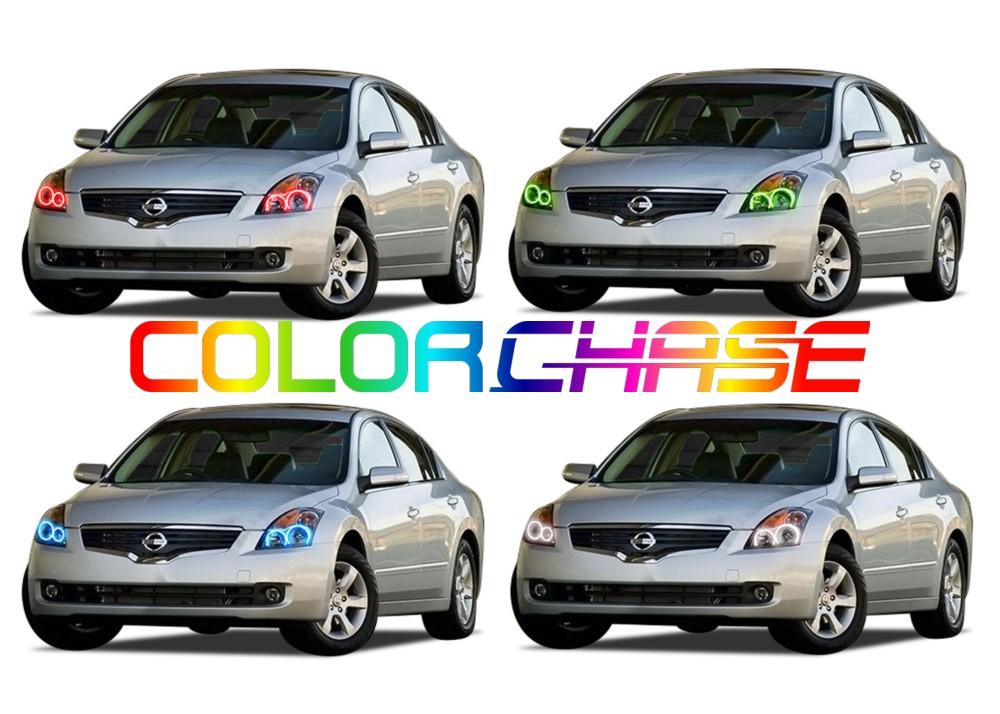 Nissan Altima Sedan ColorChase LED Halo Headlight Kit 2010-2012