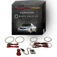 Nissan Altima Sedan White LED Halo Headlight Kit 2010-2012