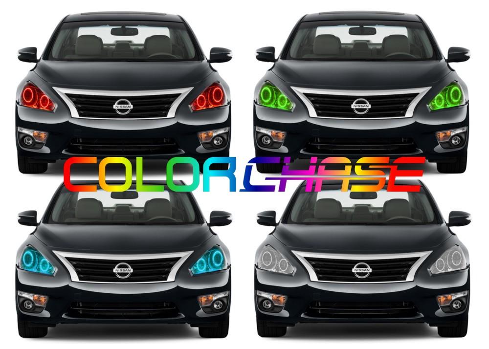 Nissan Altima Sedan ColorChase LED Halo Headlight Kit 2013-2015