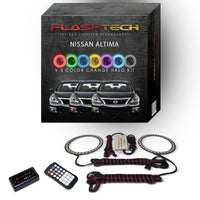 Nissan Altima Sedan V.3 Fusion Color Change LED Halo Fog Light Kit 2013-2015