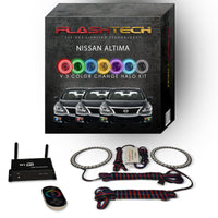 Nissan Altima Sedan V.3 Fusion Color Change LED Halo Fog Light Kit 2013-2015