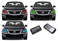 Nissan Altima Sedan V.3 Fusion Color Change LED Halo Headlight Kit 2013-2015