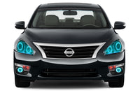 Nissan Altima Sedan V.3 Fusion Color Change Headlight & LED Halo Fog Light Kit 2013-2015