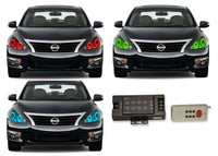 Nissan Altima Sedan V.3 Fusion Color Change LED Halo Headlight Kit 2013-2015
