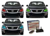 Nissan Altima Sedan V.3 Fusion Color Change LED Halo Headlight Kit 2013-2015