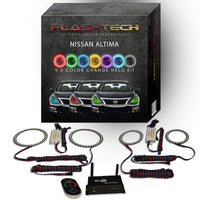 Nissan Altima Sedan V.3 Fusion Color Change LED Halo Headlight Kit 2013-2015