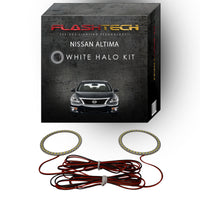 Nissan Altima Sedan White LED Halo Fog Light Kit 2013-2015
