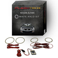 Nissan Altima Sedan White LED Halo Headlight Kit 2013-2015