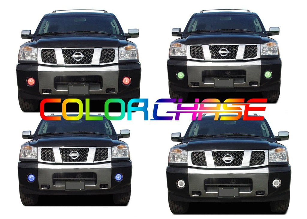 Nissan Armada ColorChase LED Halo Fog Light Kit 2004-2007