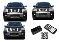 Nissan Armada V.3 Fusion Color Change LED Halo Fog Light Kit 2004-2007