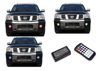 Nissan Armada V.3 Fusion Color Change LED Halo Fog Light Kit 2004-2007